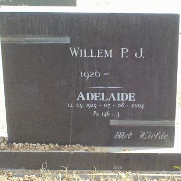? Willem P.J. 1926- &amp; Adelaide 1929-2004
