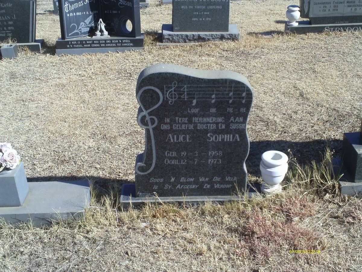 ? Alice Sophia 1958-1973