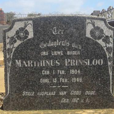 PRINSLOO Marthinus 1904-1949