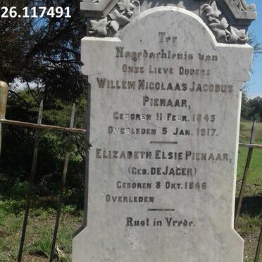 Free State, BULTFONTEIN district, Constantia 457, farm cemetery