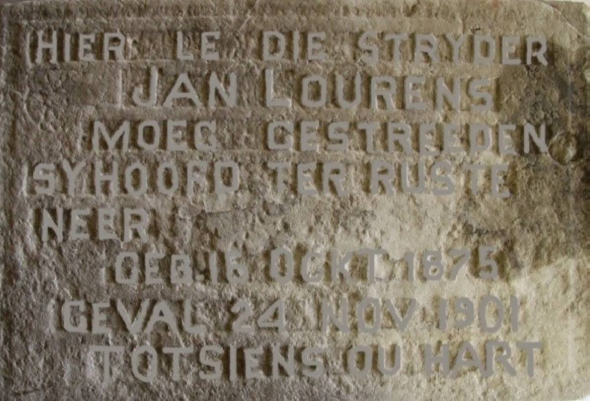 LOURENS Jan 1875-1901