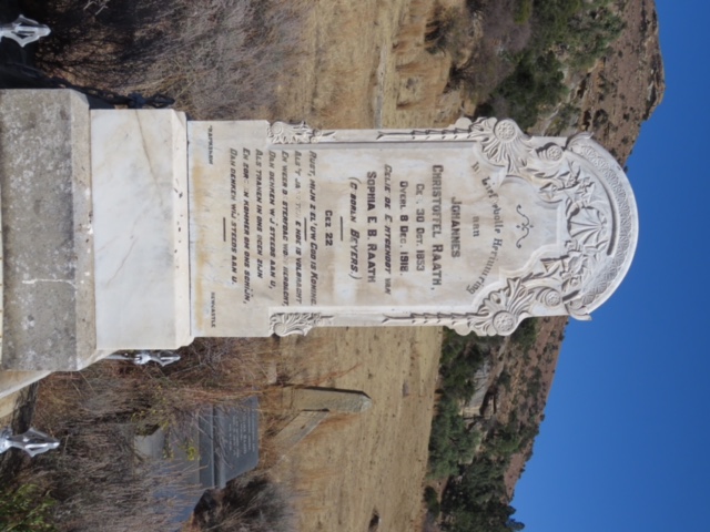 RAATH Johannes Christoffel 1853-1918