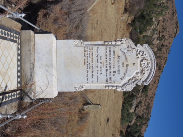 RAATH Johannes Christoffel 1875-1923