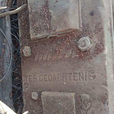 BRUWER Debora J. nee HATTINGH 1823-1852