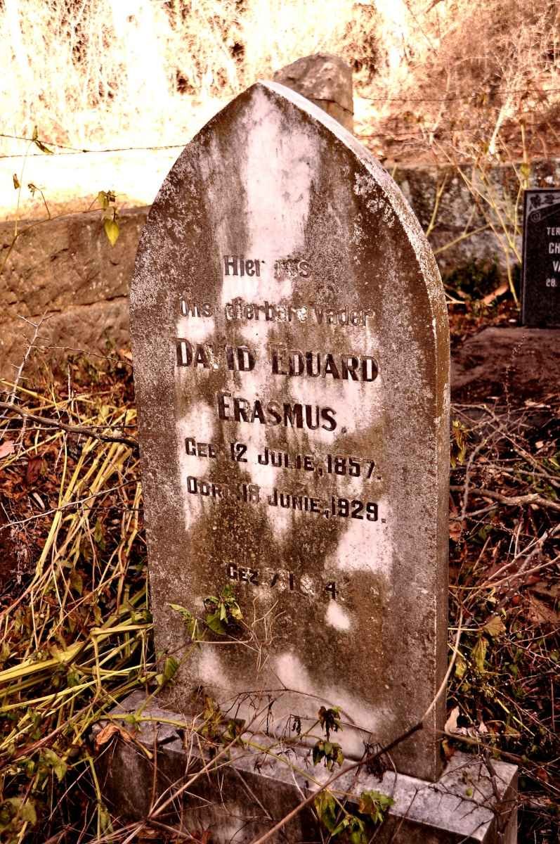 ERASMUS David Eduard 1857-1929