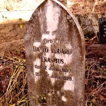 ERASMUS David Eduard 1857-1929