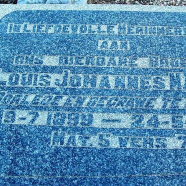 NAUDE Louis Johannes 1899-1940