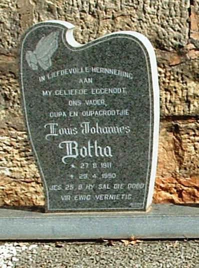 BOTHA Louis Johannes 1911-1990