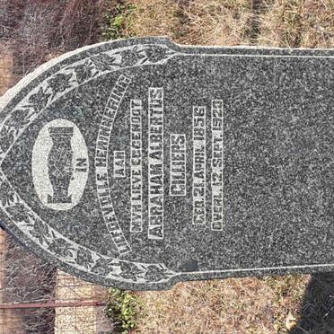 CILLIERS Abraham Albertus 1856-1920