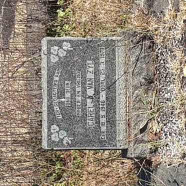 ZYL Carel A., van 1946-1967