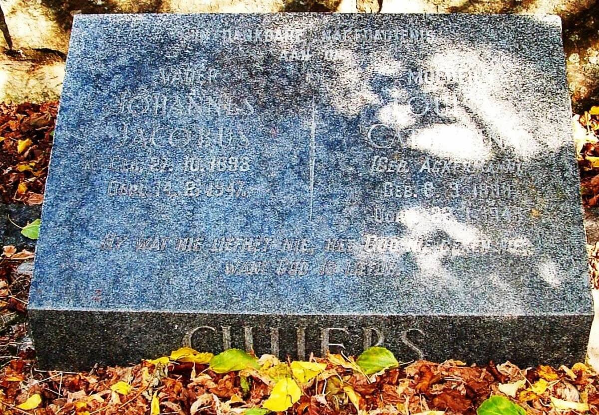 CILLIERS Johannes Jacobus 1898-1947 &amp; Louisa Carolina ACKERMANN 1898-1945