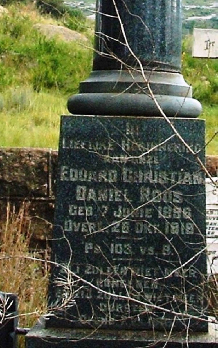 ROOS Eduard Christian Daniel 1896-1919