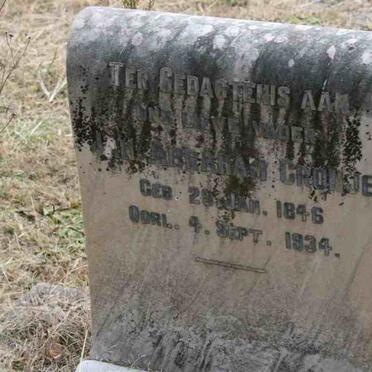 CRONJE Jan Abraham 1846-1934