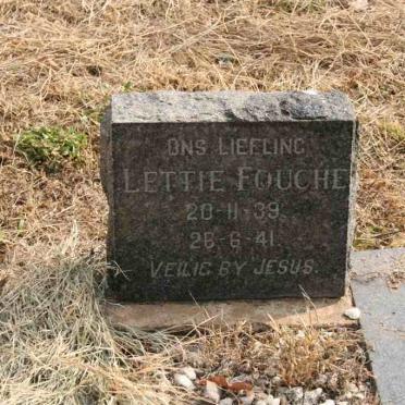 FOUCHE Lettie 1939-1941