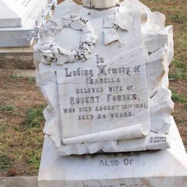 FORBES Isabella -1891