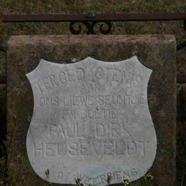 HEUSEVELDT Paul Dirk 1929-1931