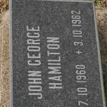 HAMILTON John George 1960-1962