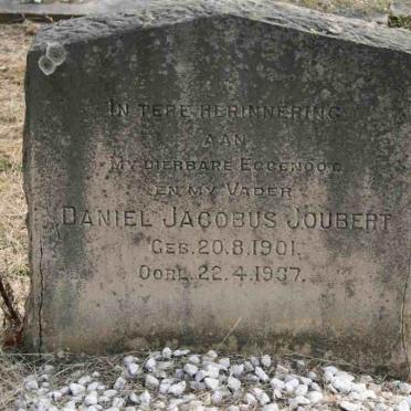 JOUBERT Daniel Jacobus 1901-1937