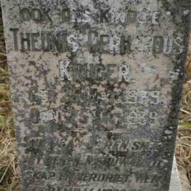 KRUGER Theunis Gerhardus 1939-1939