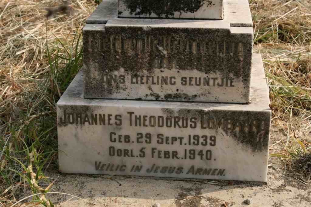 LOMBAARD Johannes Theodorus 1939-1940