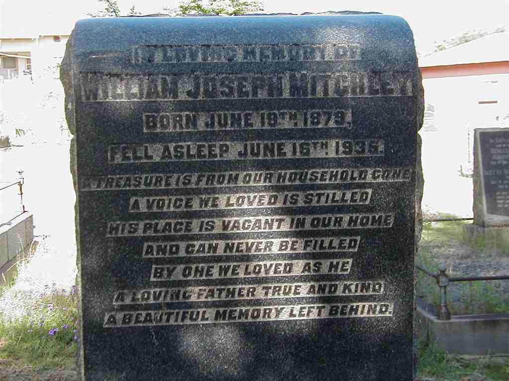 MITCHLEY William Joseph 1879-1935