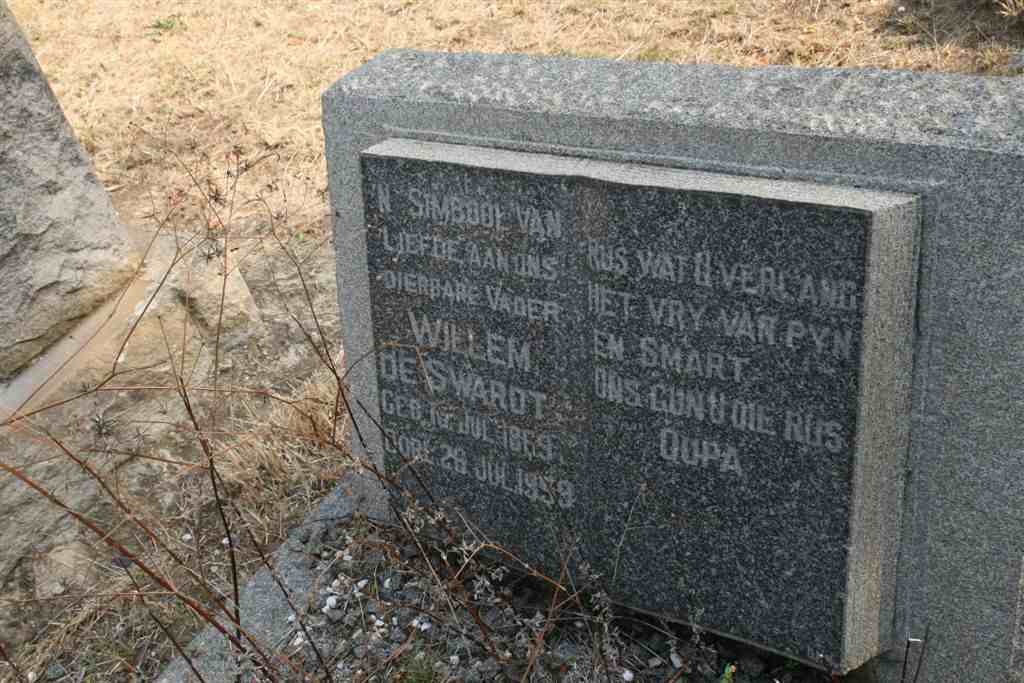 SWARDT Willem, de 1869-1959