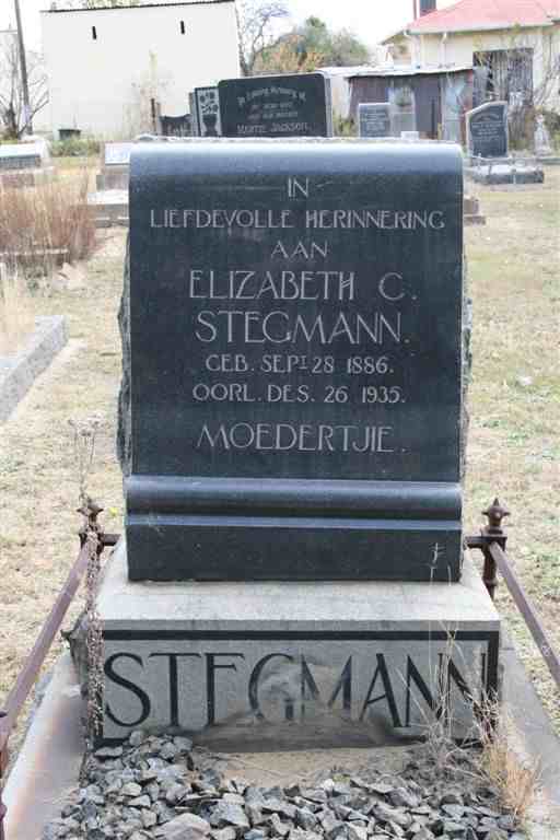STEGMANN Elizabeth C. 1886-1935