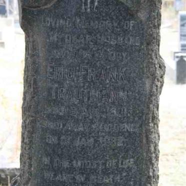 TRAUTMAN Eric Frank 1901-1932