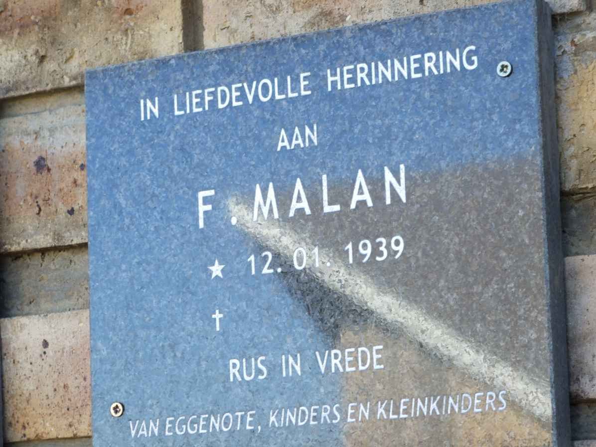 MALAN F. 1939-
