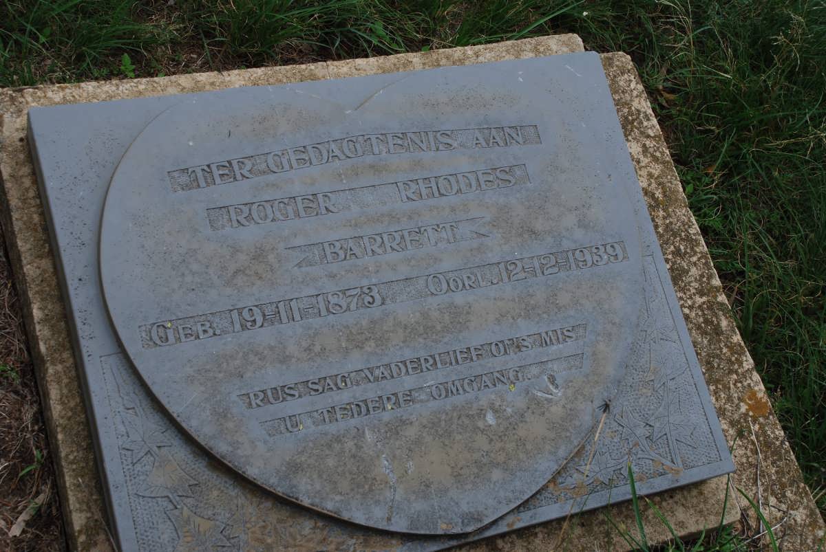 BARRETT Roger Rhodes 1873-1939