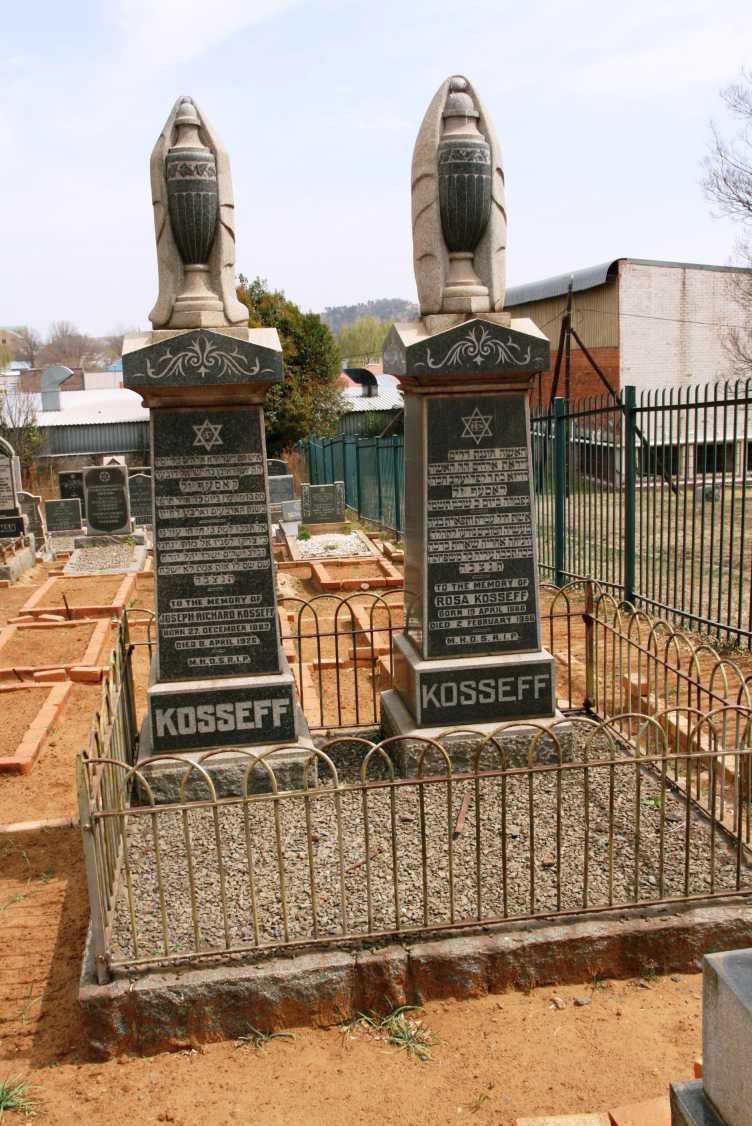 KOSSEFF Joseph Richard & Rosa 