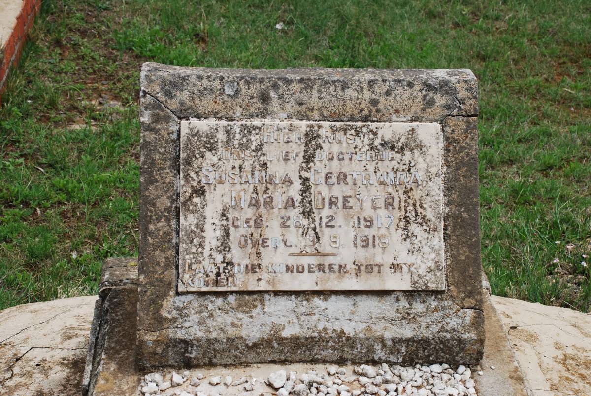 DREYER Susanna Gertruida Maria 1917-1919