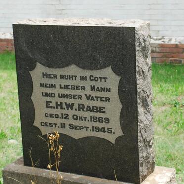 RABE E.H.W. 1869-1945
