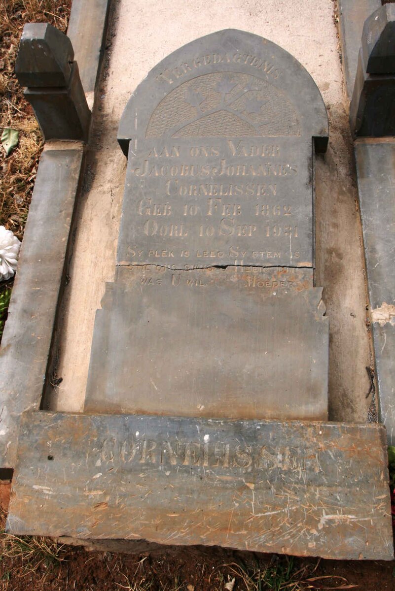 CORNELISSEN Jacobus Johannes 1862-1931