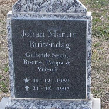 BUITENDAG Johan Martin 1959-1997