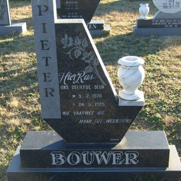 BOUWER Pieter 1970-1985