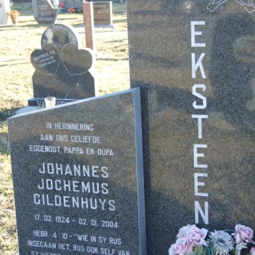 EKSTEEN Johannes Jochemus Gildenhuys 1924-2004