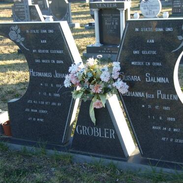 GROBLER Hermanus Johannes 1918-1985 &amp; Susara Salmina Johanna PULLEN 1921-1989