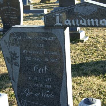 LANDMAN Gert 1927-1986