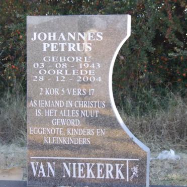 NIEKERK Johannes Petrus, van 1943-2004