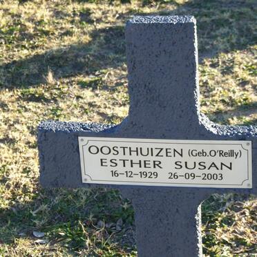 OOSTHUIZEN Esther Susan nee O'REILLY 1929-2003