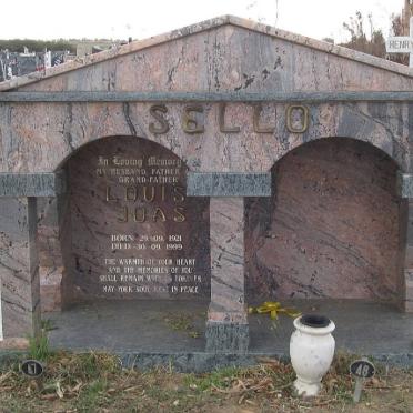 SELLO Louis Joas 1921-1999