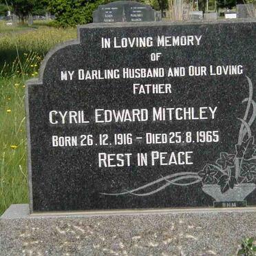 MITCHLEY Cyril Edward 1916-1965