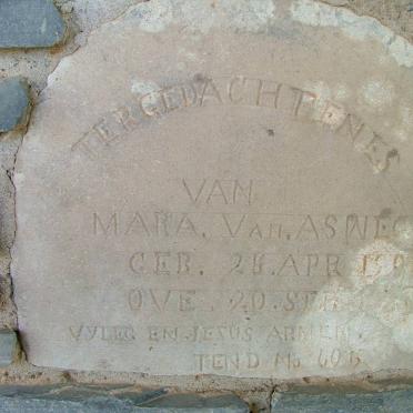 ASWEGEN Maria 1901-1901