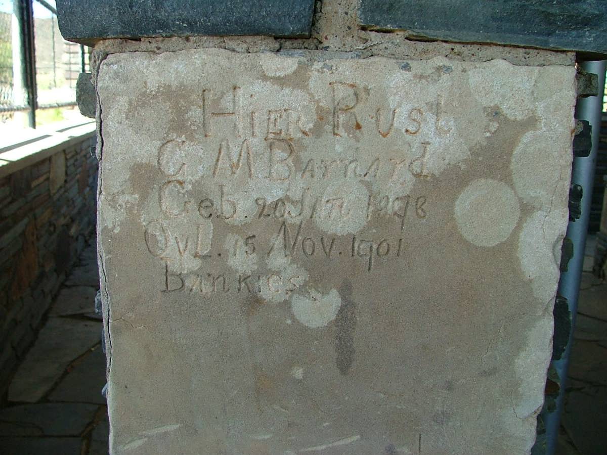 BARNARD C.M. 1898-1901