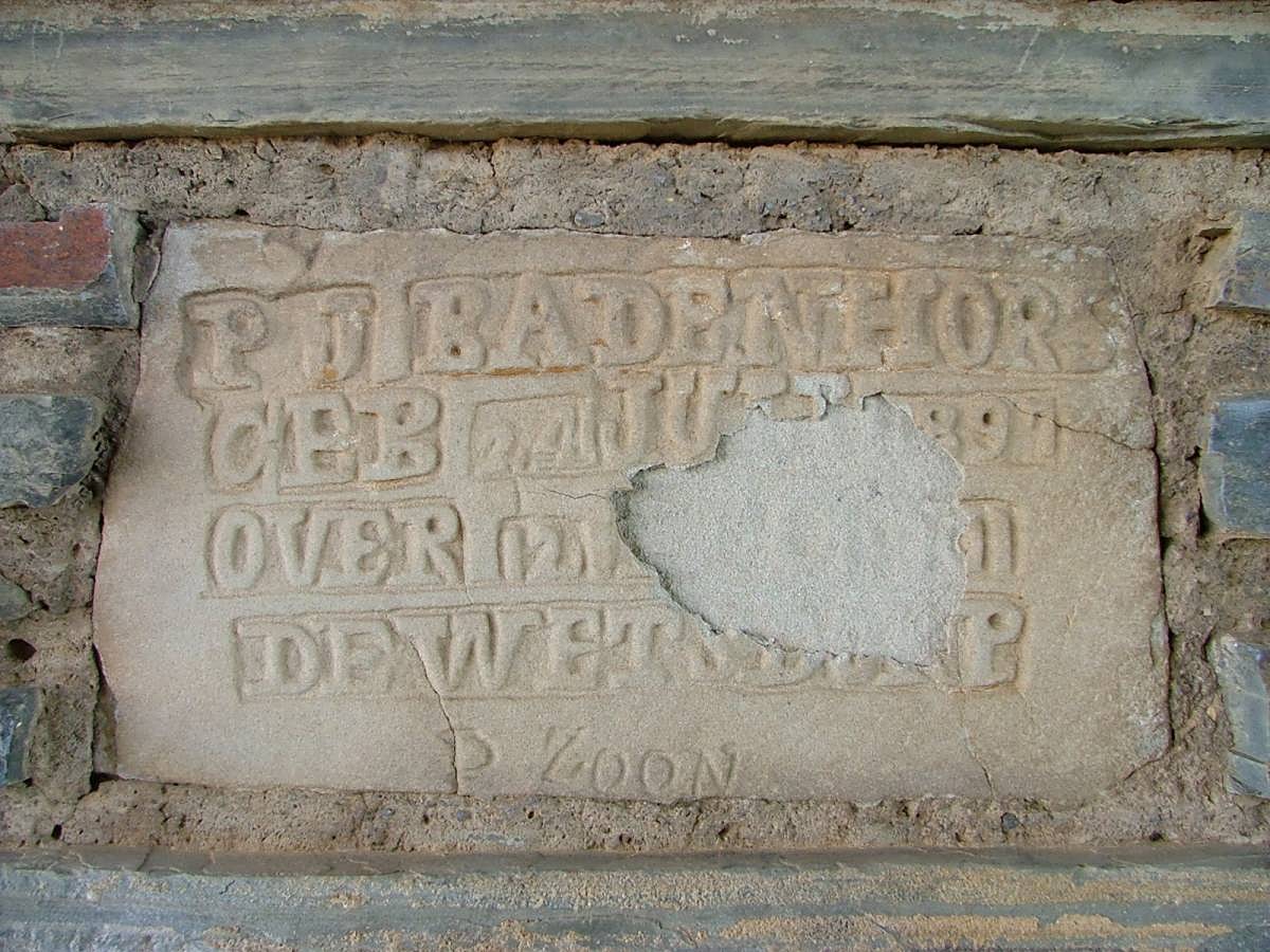 BADENHORST P.J. 1897-1901