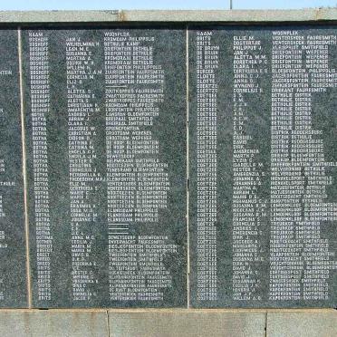 02. Bethulie Concentration camp list of names