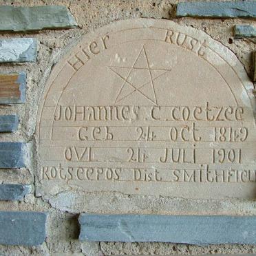 COETZEE Johannes C. 1849-1901
