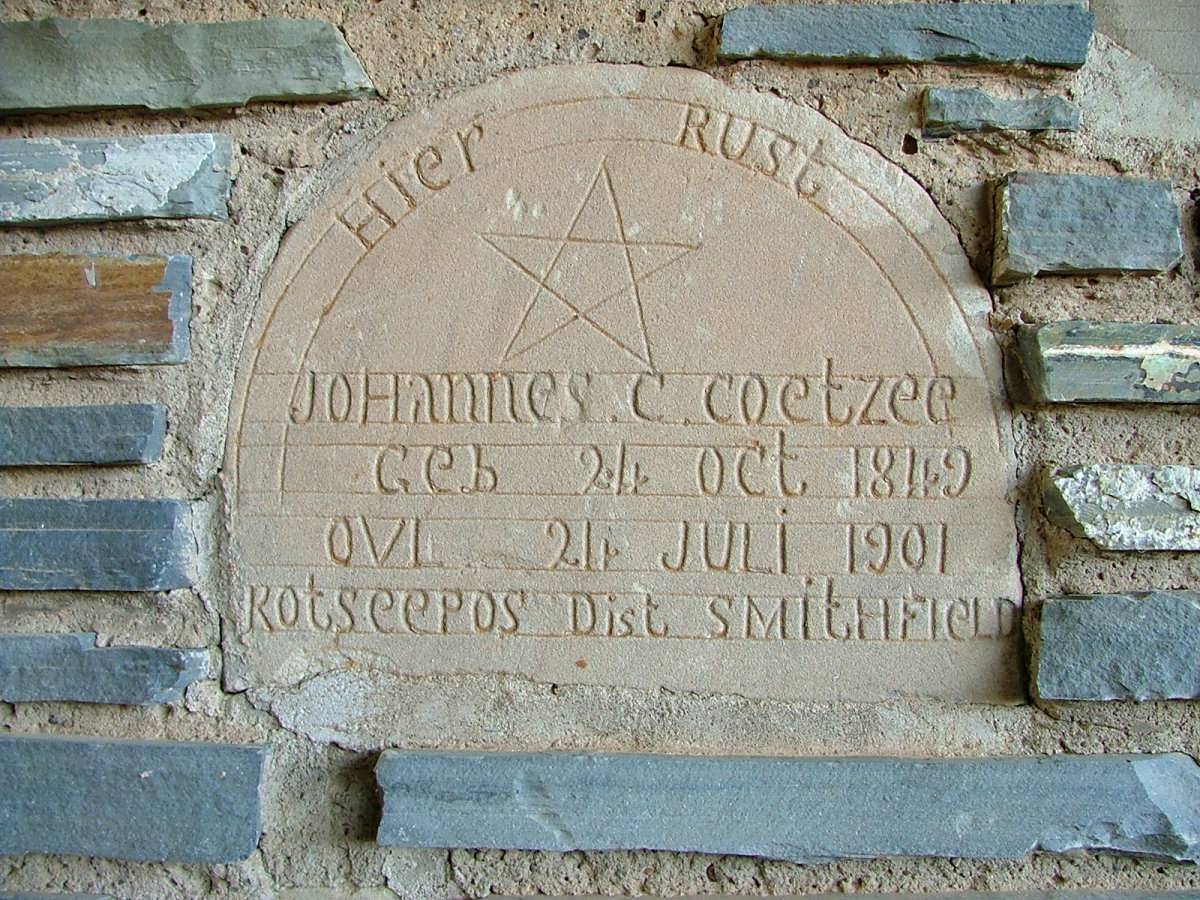 COETZEE Johannes C. 1849-1901