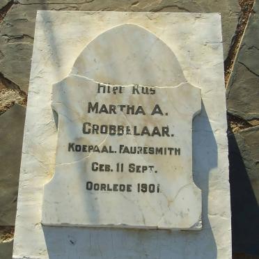 GROBBELAAR Martha A. -1901